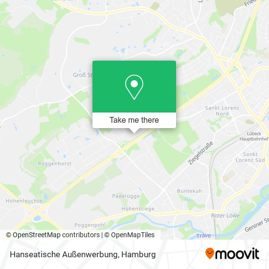 Hanseatische Außenwerbung map