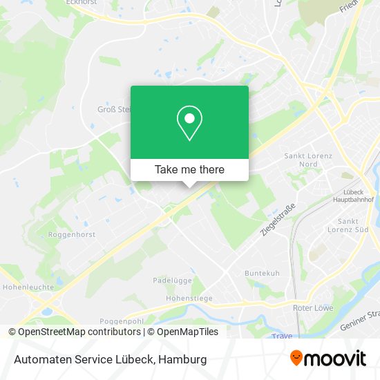 Automaten Service Lübeck map