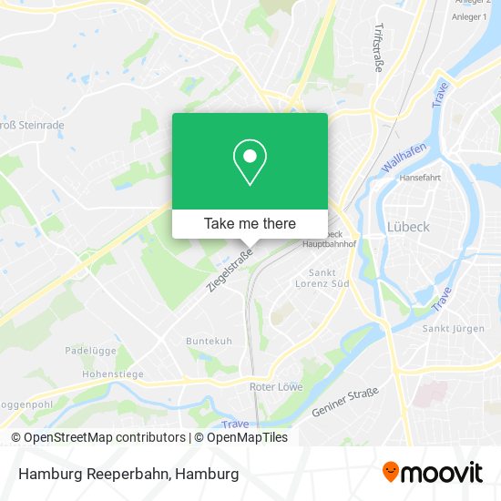 Hamburg Reeperbahn map