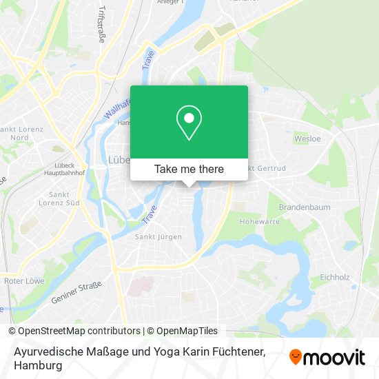 Карта Ayurvedische Maßage und Yoga Karin Füchtener