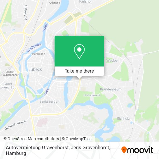 Autovermietung Gravenhorst, Jens Gravenhorst map