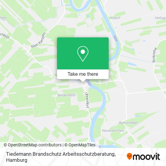 Tiedemann Brandschutz Arbeitsschutzberatung map