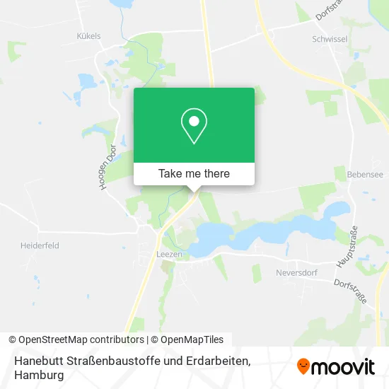 Карта Hanebutt Straßenbaustoffe und Erdarbeiten