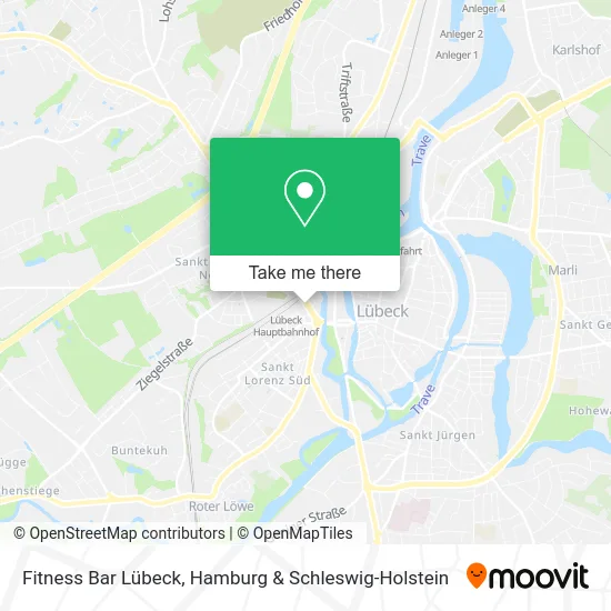 Карта Fitness Bar Lübeck
