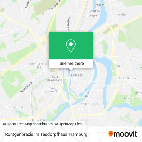 Карта Röntgenpraxis im Tesdorpfhaus