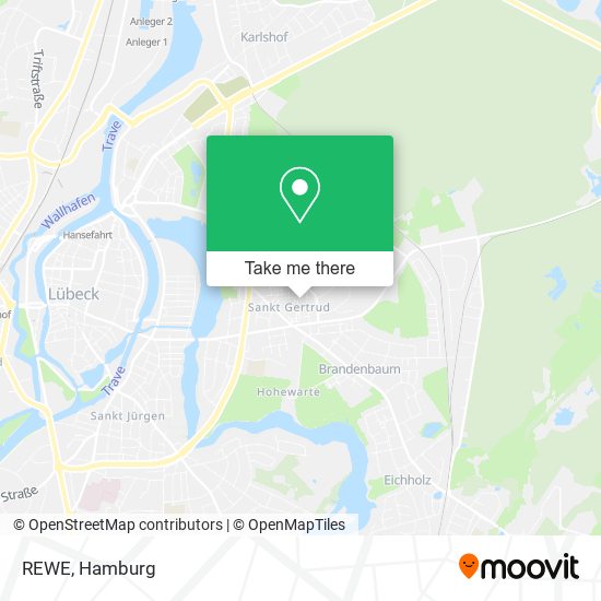 REWE map