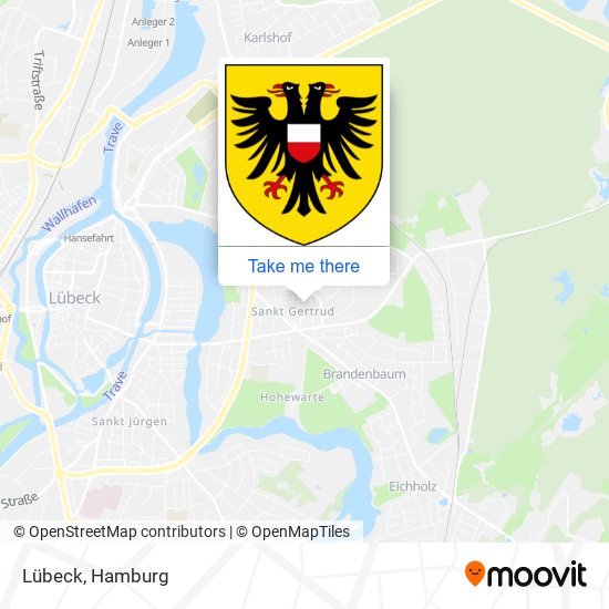 Lübeck map