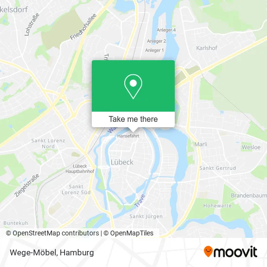 Карта Wege-Möbel