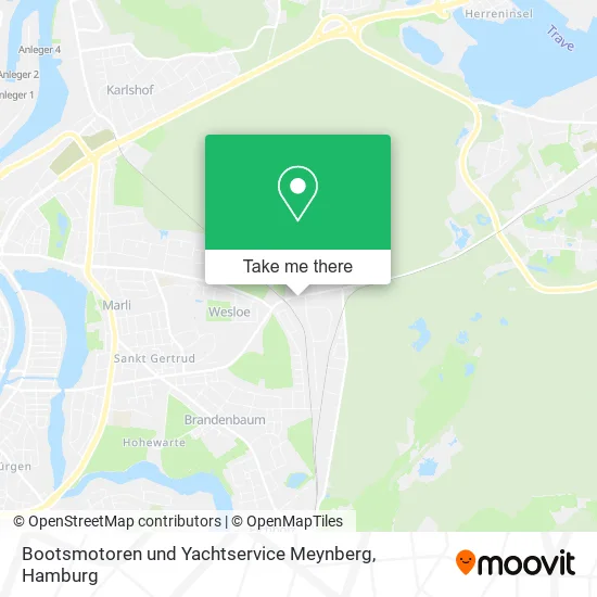Карта Bootsmotoren und Yachtservice Meynberg