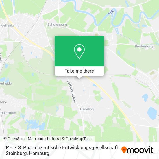 Карта P.E.G.S. Pharmazeutische Entwicklungsgesellschaft Steinburg