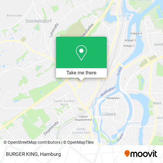 BURGER KING map