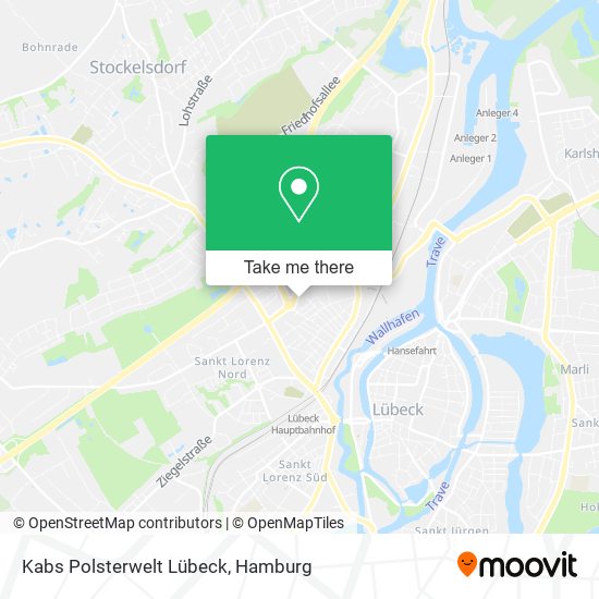 Карта Kabs Polsterwelt Lübeck