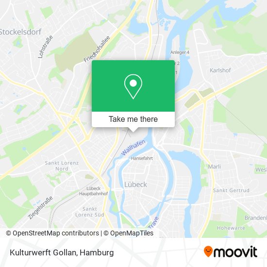 Kulturwerft Gollan map