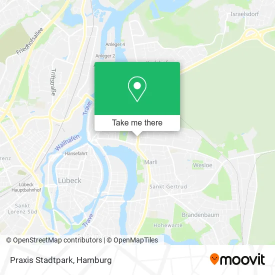 Карта Praxis Stadtpark