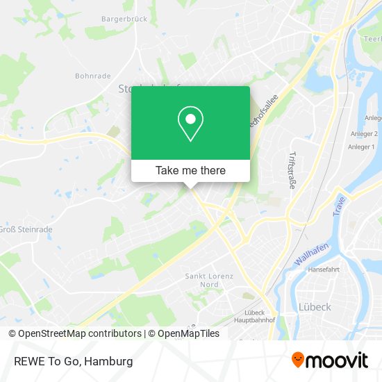 REWE To Go map