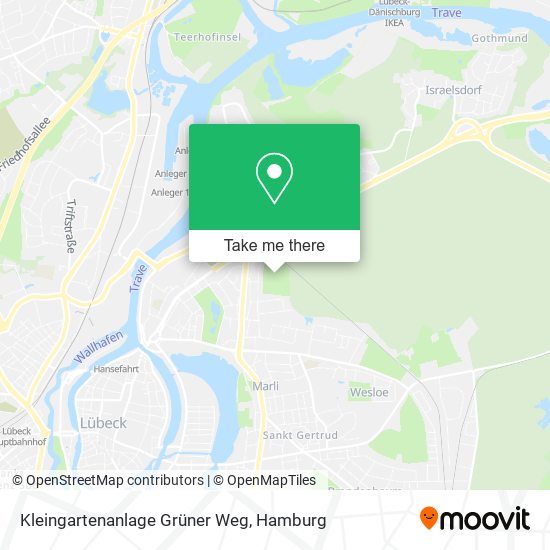 Kleingartenanlage Grüner Weg map