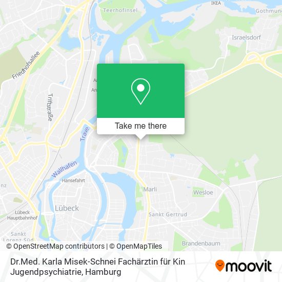 Dr.Med. Karla Misek-Schnei Fachärztin für Kin Jugendpsychiatrie map