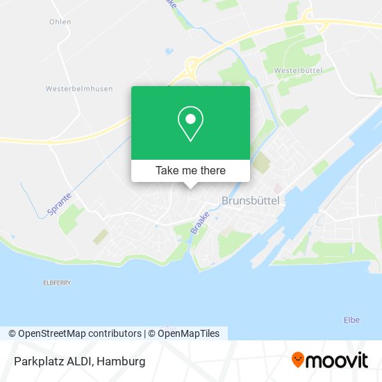 Parkplatz ALDI map