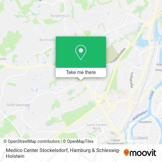 Карта Medico Center Stockelsdorf