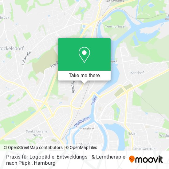 Карта Praxis für Logopädie, Entwicklungs - & Lerntherapie nach Päpki