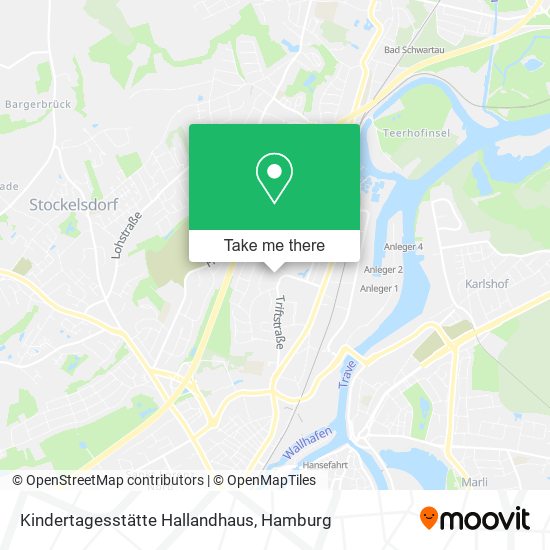 Kindertagesstätte Hallandhaus map