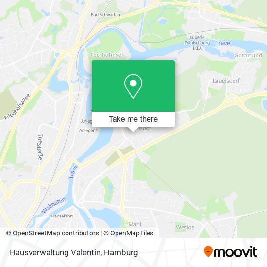 Карта Hausverwaltung Valentin