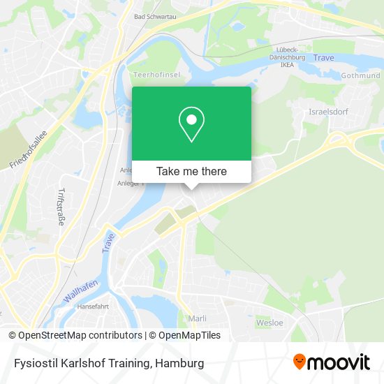 Fysiostil Karlshof Training map