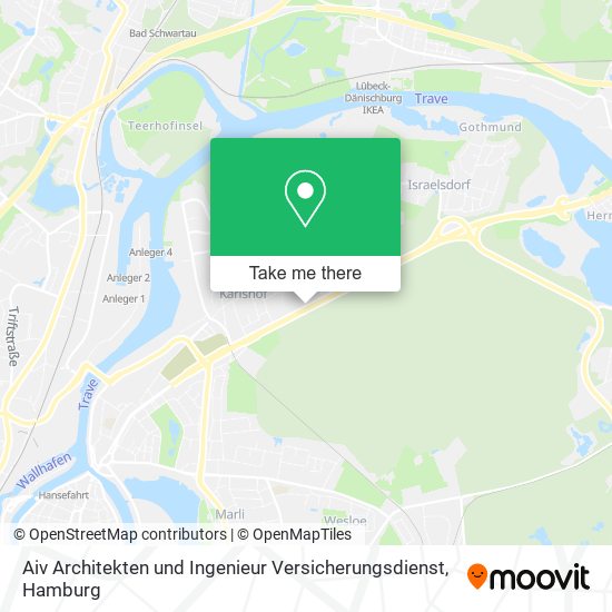 Aiv Architekten und Ingenieur Versicherungsdienst map