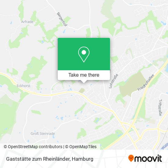 Карта Gaststätte zum Rheinländer