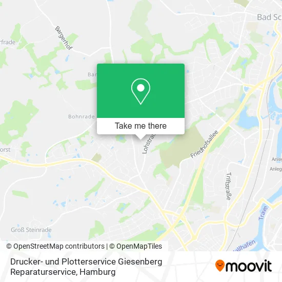 Карта Drucker- und Plotterservice Giesenberg Reparaturservice