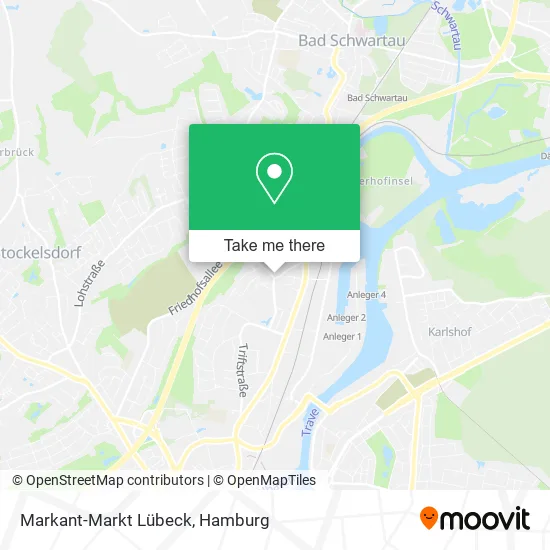 Карта Markant-Markt Lübeck