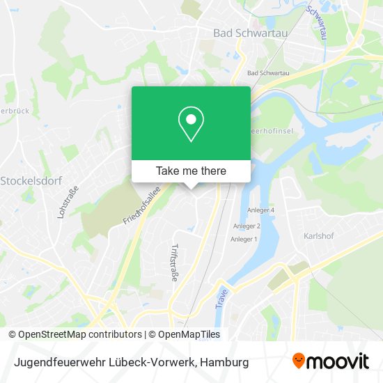 Jugendfeuerwehr Lübeck-Vorwerk map