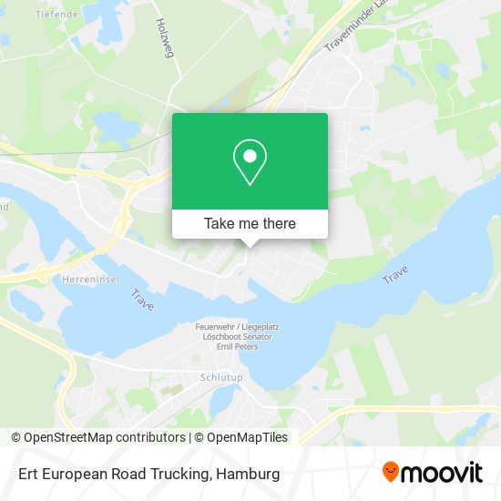 Ert European Road Trucking map