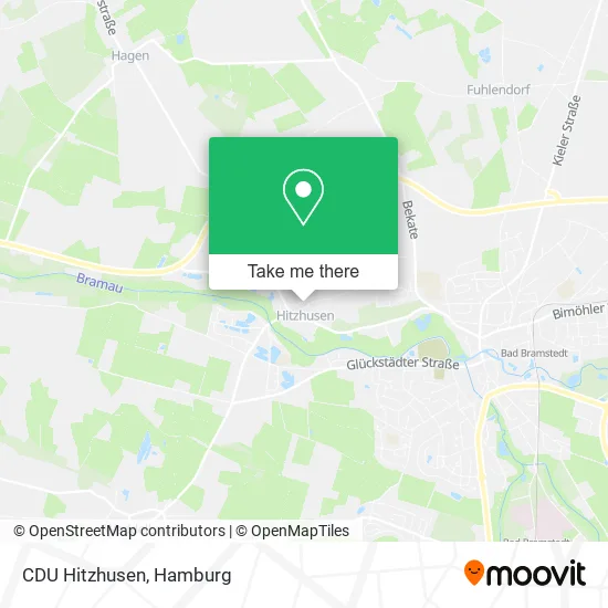 Карта CDU Hitzhusen