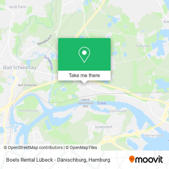 Boels Rental Lübeck - Dänischburg map