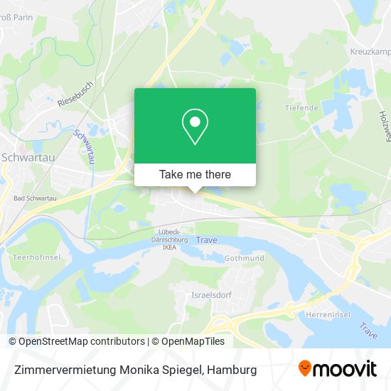 Zimmervermietung Monika Spiegel map