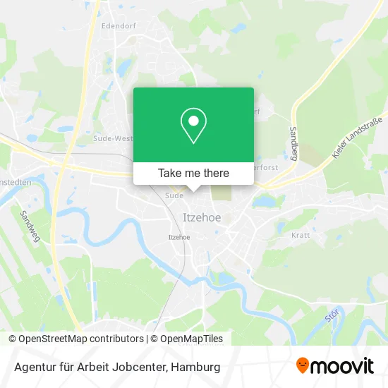 Карта Agentur für Arbeit Jobcenter