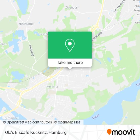 Карта Ola's Eiscafè Kücknitz