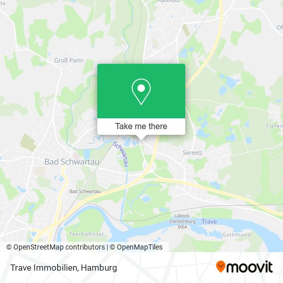 Trave Immobilien map