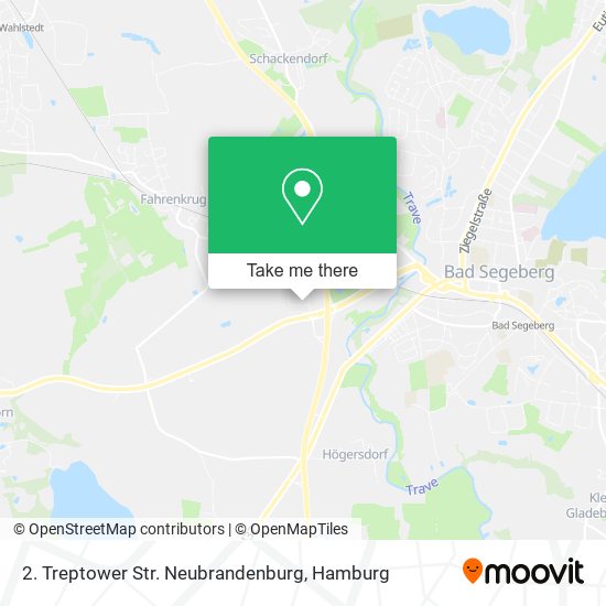 2. Treptower Str. Neubrandenburg map