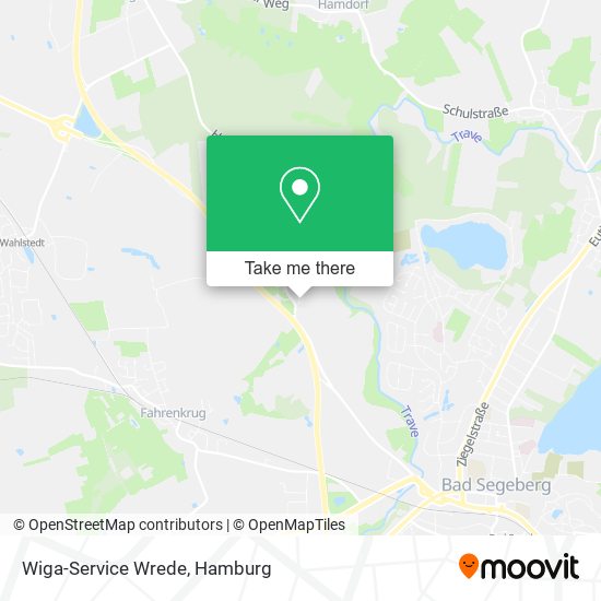 Wiga-Service Wrede map