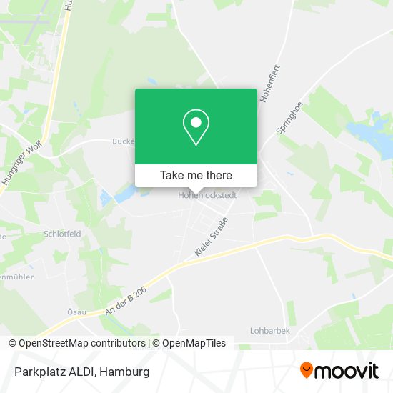 Parkplatz ALDI map