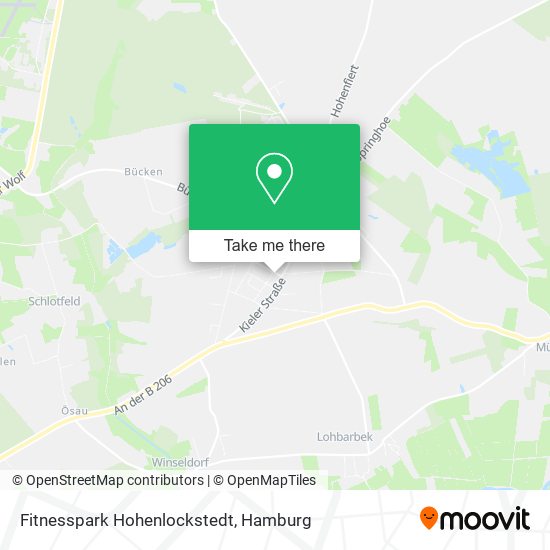 Карта Fitnesspark Hohenlockstedt