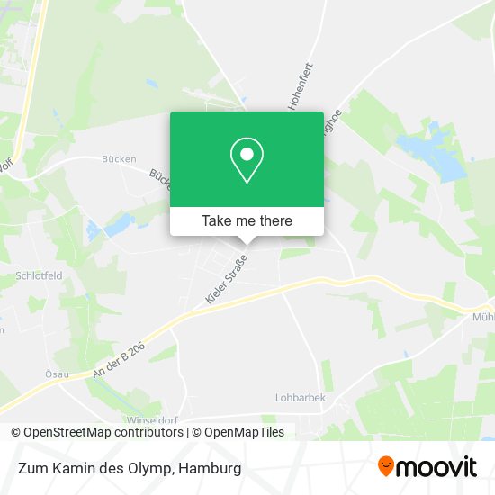 Zum Kamin des Olymp map