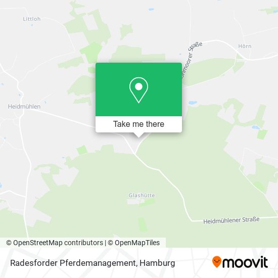 Radesforder Pferdemanagement map