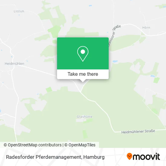 Карта Radesforder Pferdemanagement