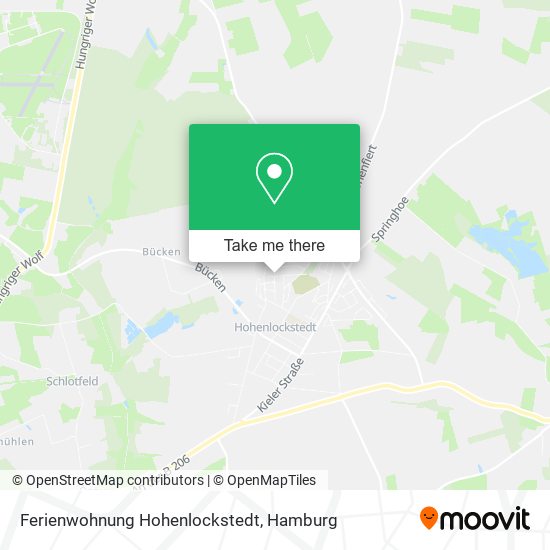 Карта Ferienwohnung Hohenlockstedt