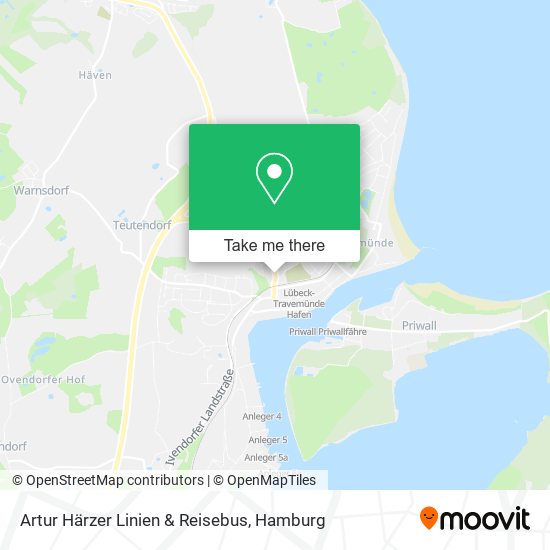 Artur Härzer Linien & Reisebus map
