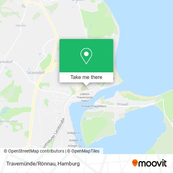 Travemünde/Rönnau map