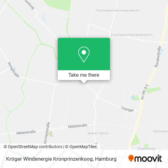 Kröger Windenergie Kronprinzenkoog map